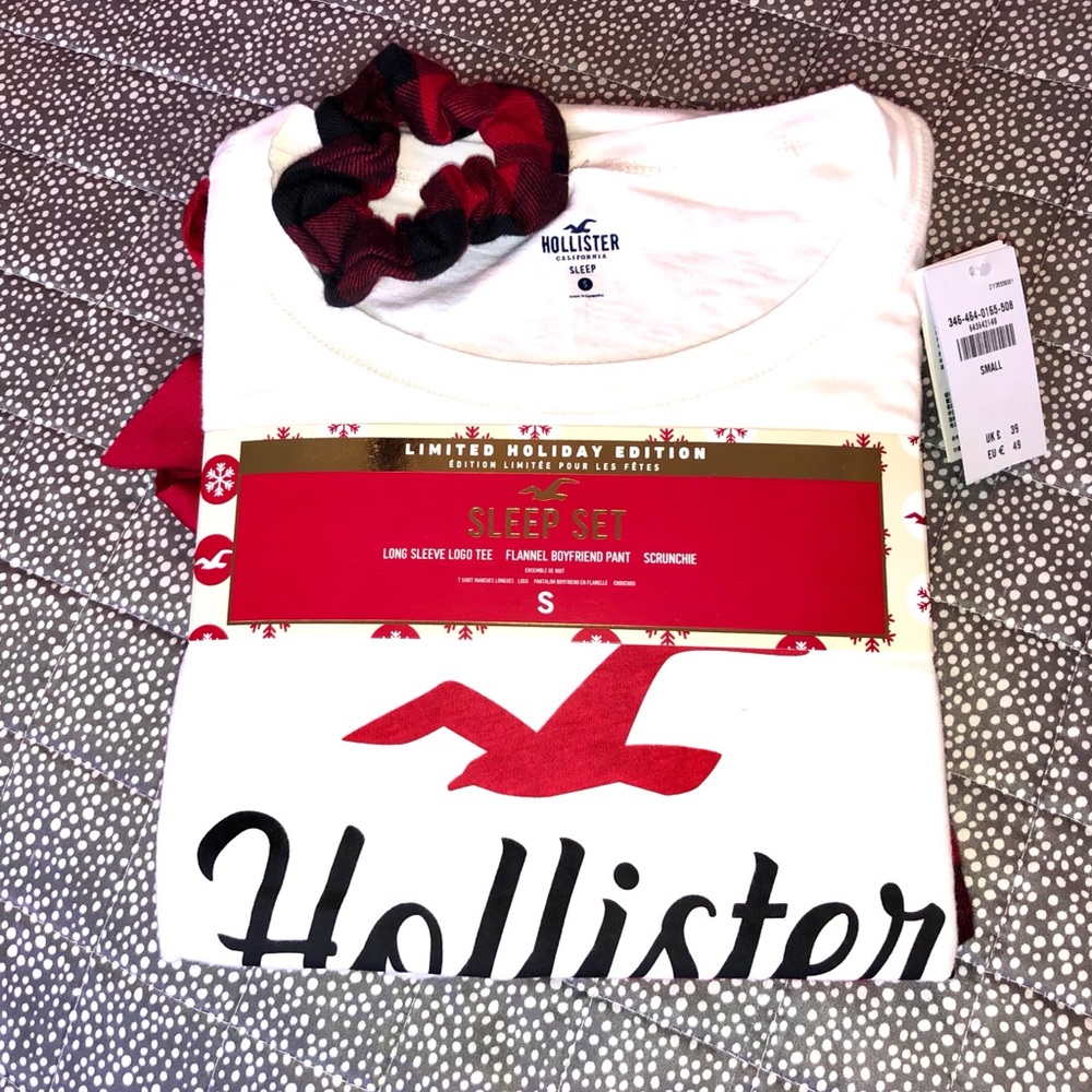 NWT Hollister Flannel Sleep Set Size Small LE